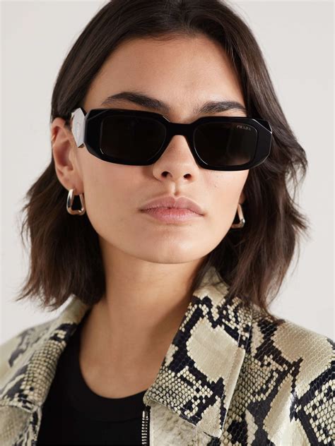 prada sunglasses transparent frame|prada sunglasses women clearance.